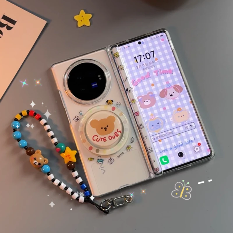 适用vivoxfold3手机壳荣耀magicv3/vs3新款oppofindn5透明保护壳