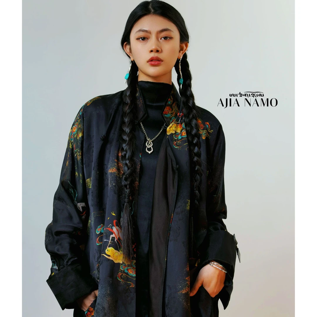 AJ-NAMO原创设计款上衣-九色鹿薄款B413