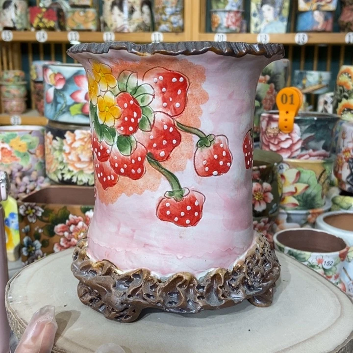 红陶景德镇艺术手绘作品