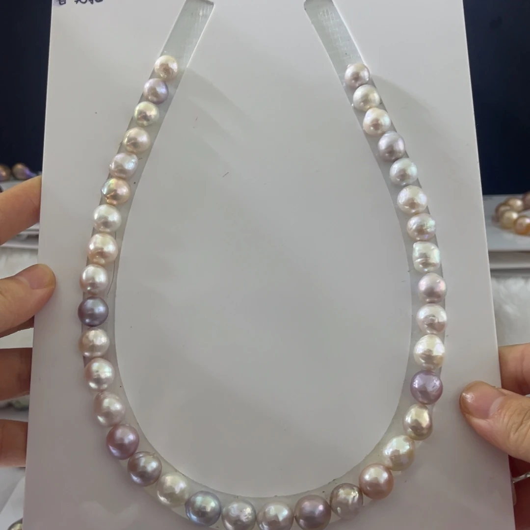 手绳银S925镶嵌淡水珍珠