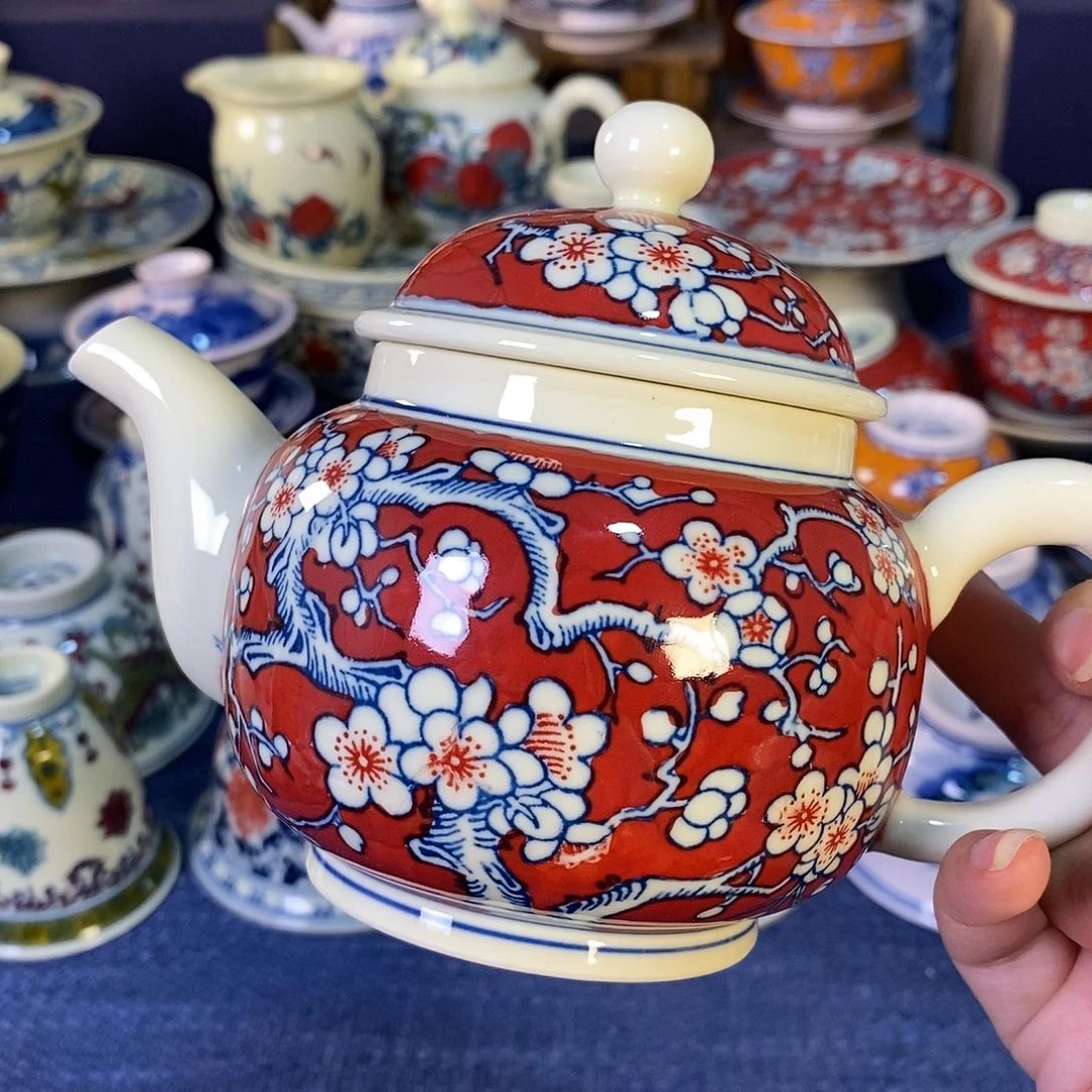 瓷片用****6景德镇陶瓷茶壶1个