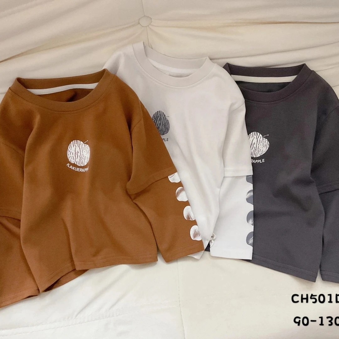 N2-1。501 韩版一般洋气卫衣休闲风套头男宽松常规上衣小童百搭