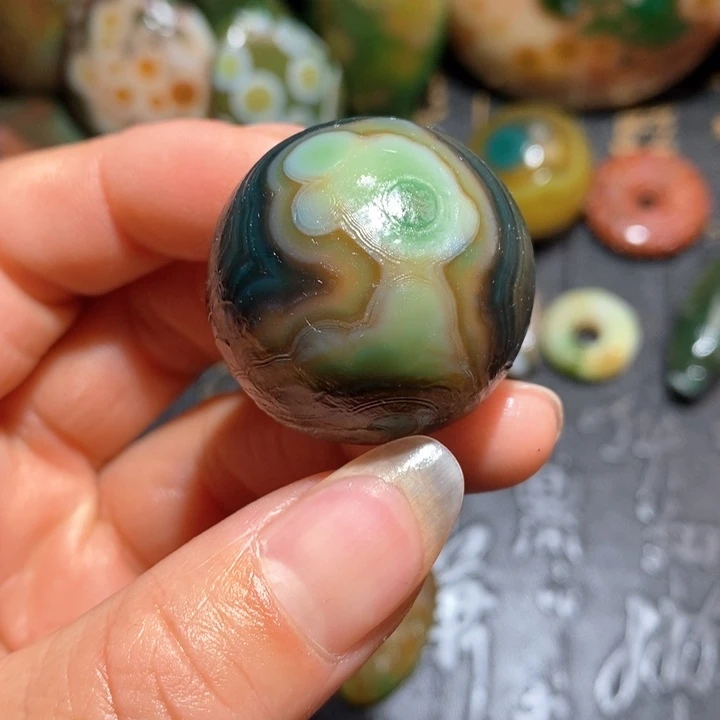 玛瑙/玉髓颈饰未镶嵌星*索