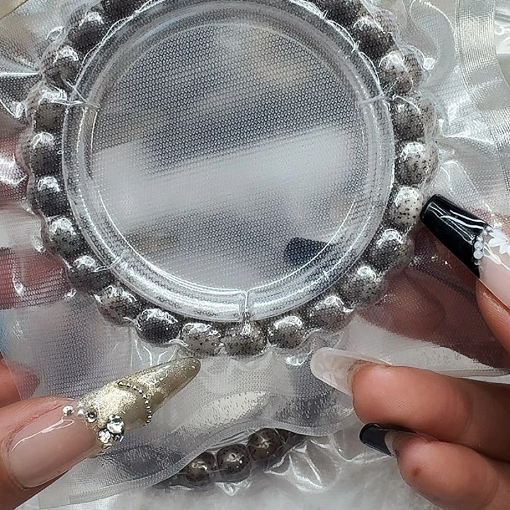 星月菩提手串430高端黑灰星月菩提98桶单圈