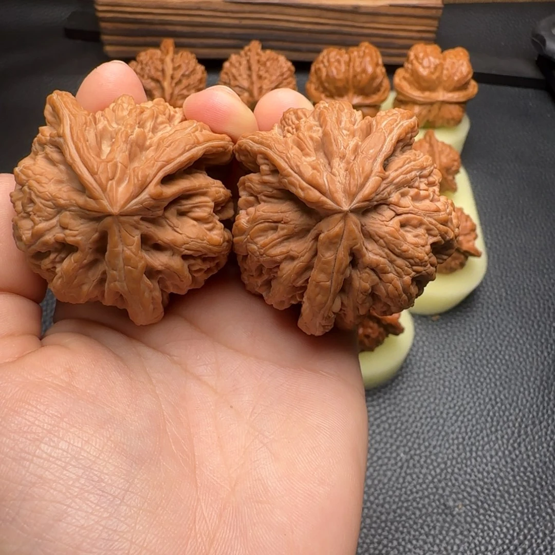 文玩核桃把件大粗筋猫头鹰 全品 44尺寸