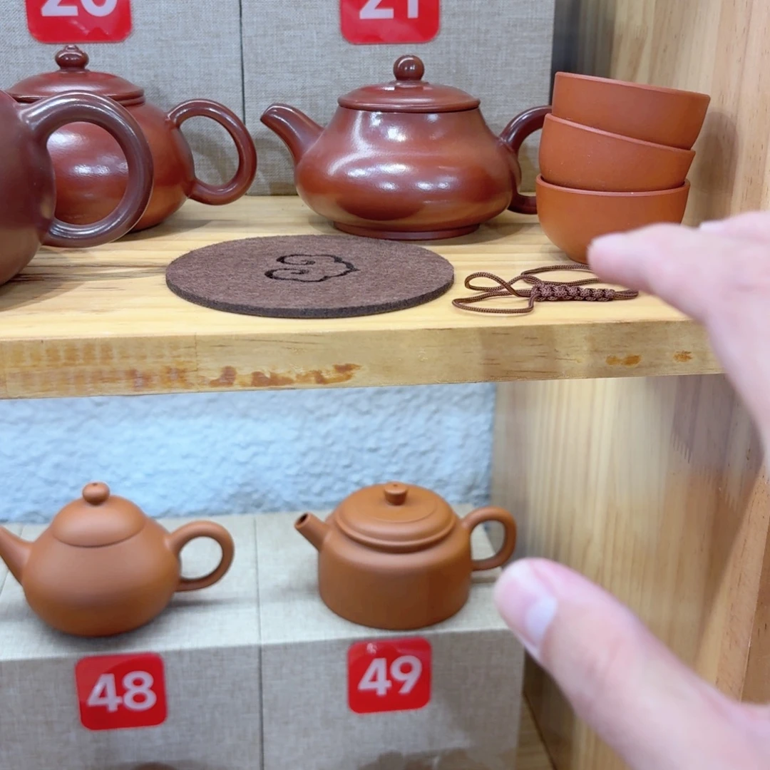 圆***片茶壶紫砂直接拍100毫升