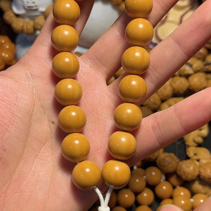 橄榄核手串/手链猴头1.4正圆