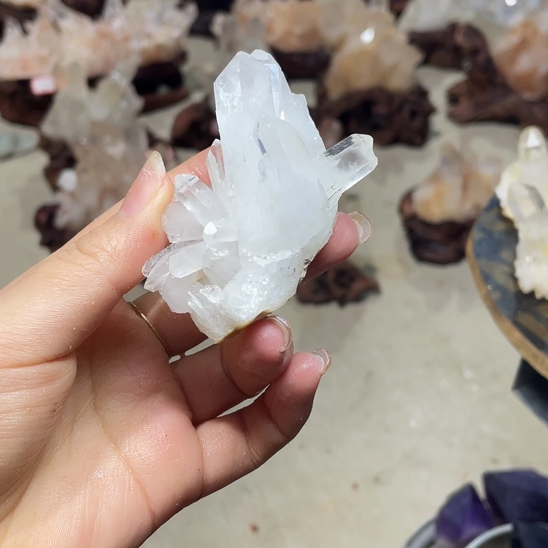 蜜***笑水晶珠宝半成品银S925镶嵌