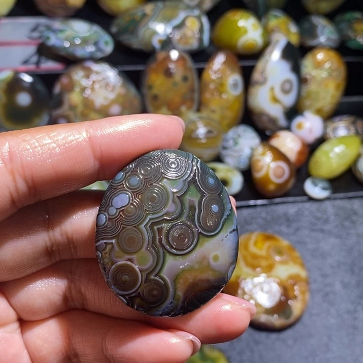 玛瑙/玉髓未镶嵌吊坠(不含链)159