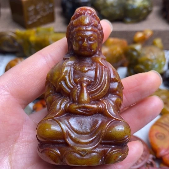 蛇纹石玉未镶嵌颈饰84