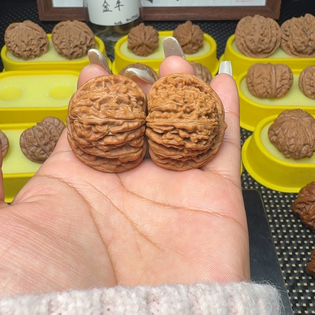 把件文玩核桃35山西楼手捻