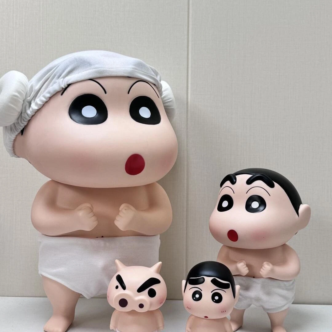 蜡笔小新超大小新大象卡通礼物桌面家居装饰家居摆件礼物搪胶洗澡