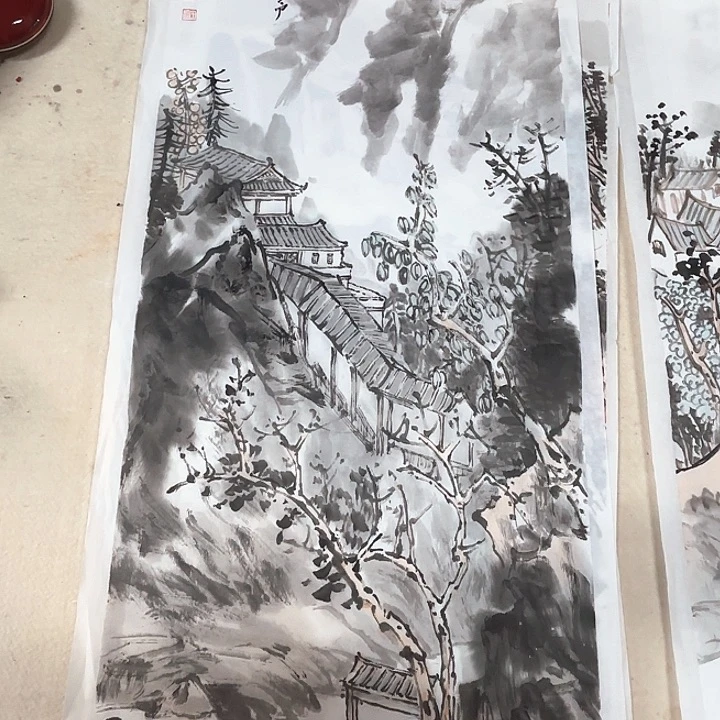 h***a国画孙明宇国画作品