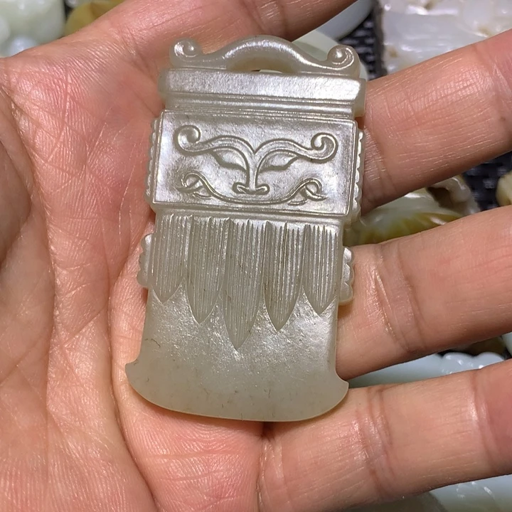 和田玉（白玉）颈饰未镶嵌