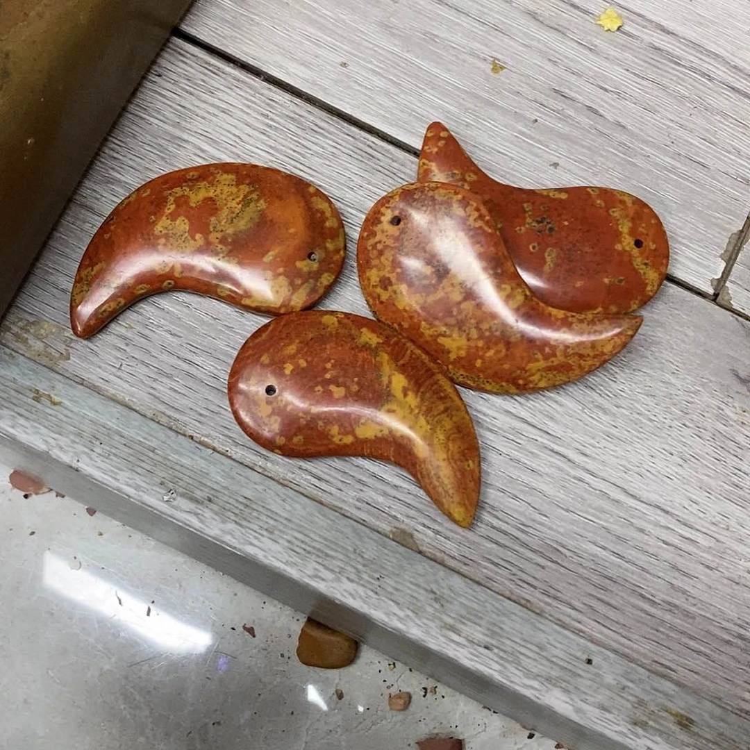 泗滨砭石2对阴阳鱼