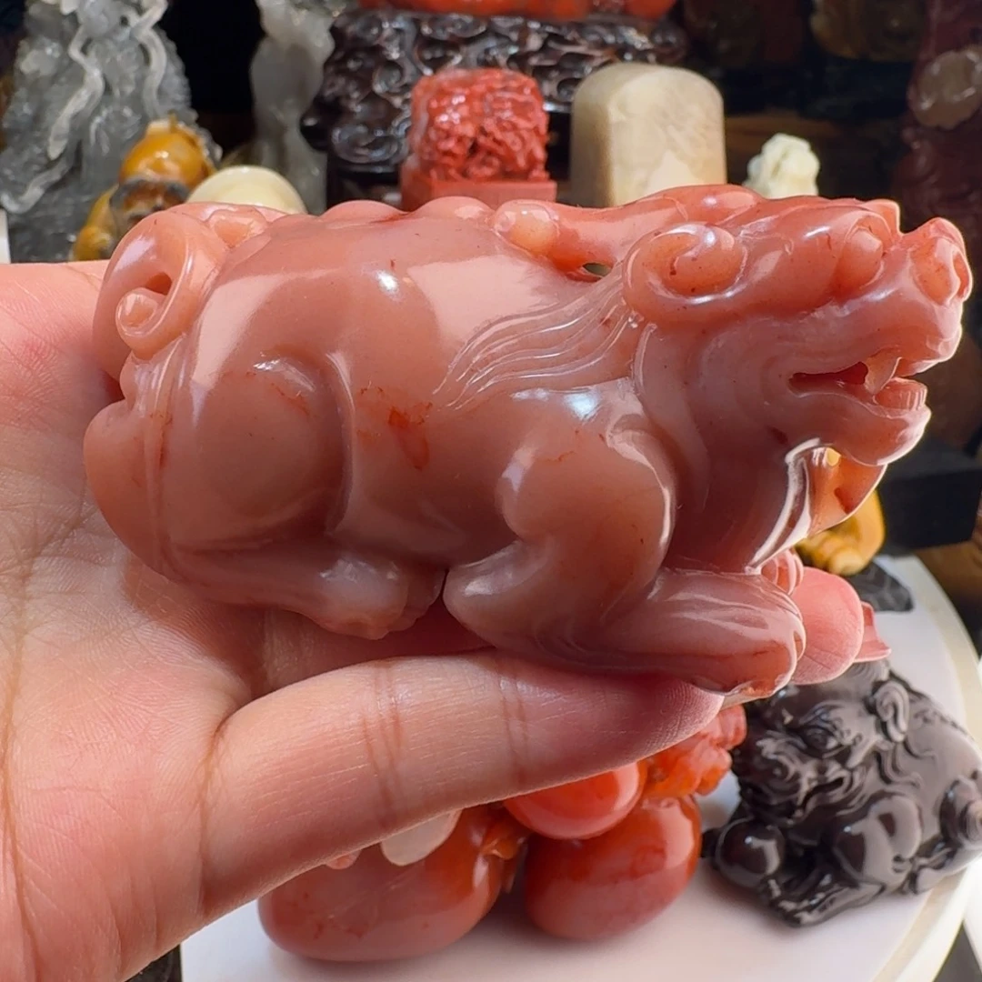 寿山石小精品手把件