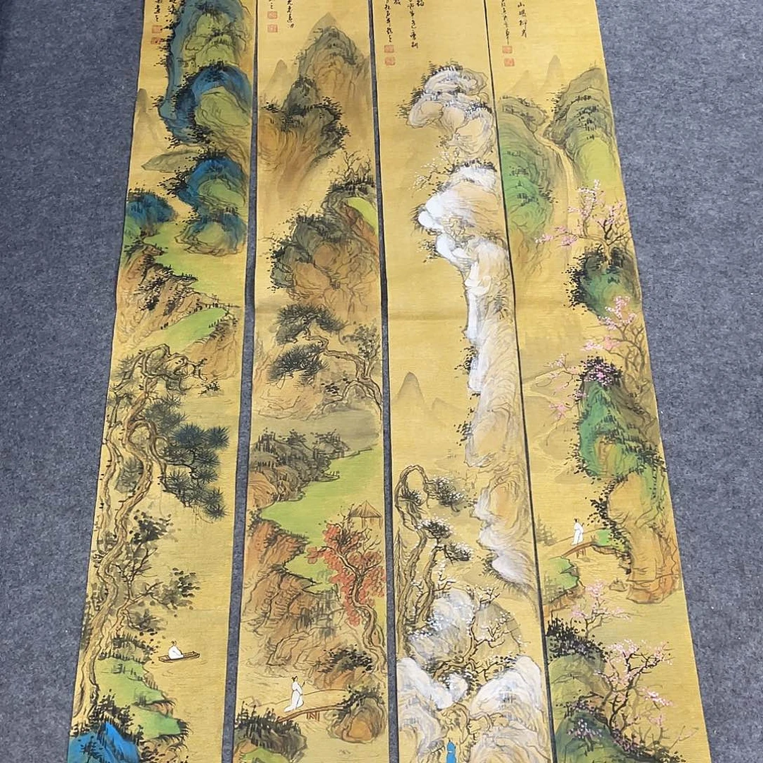 国画今天上午国画作品展示