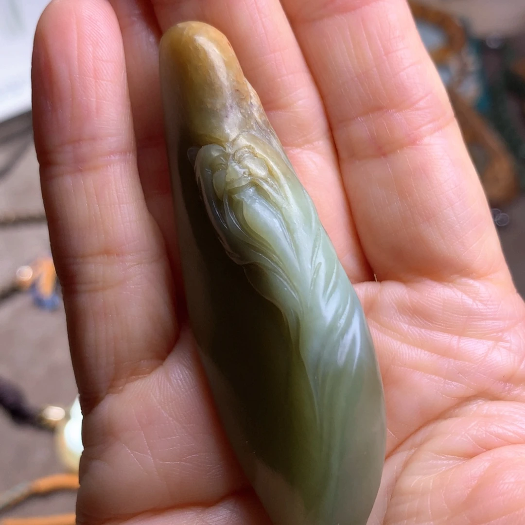 岫岩河磨玉（透闪石质玉）未镶嵌挂件