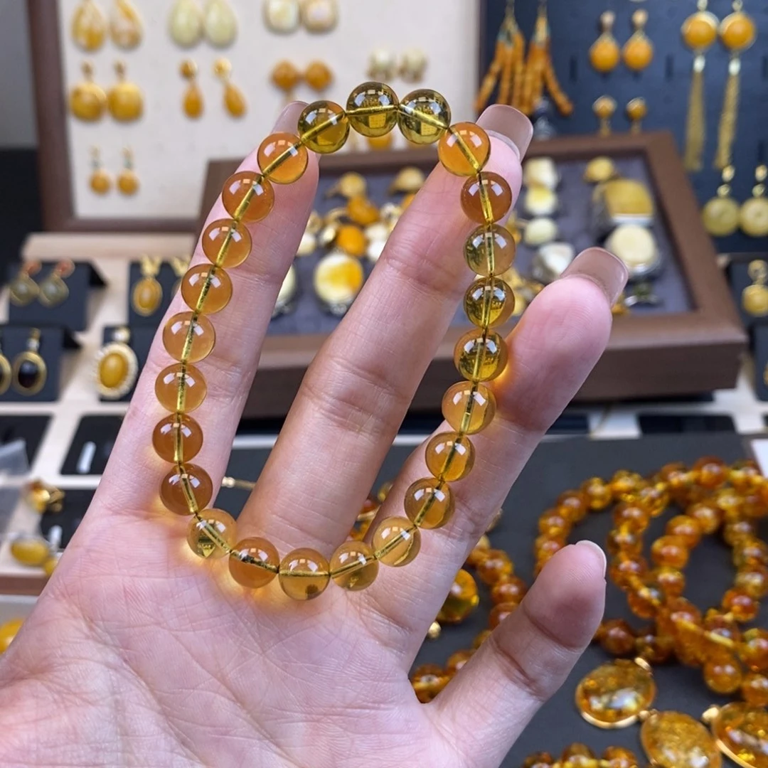 裸石琥珀未镶嵌7mm