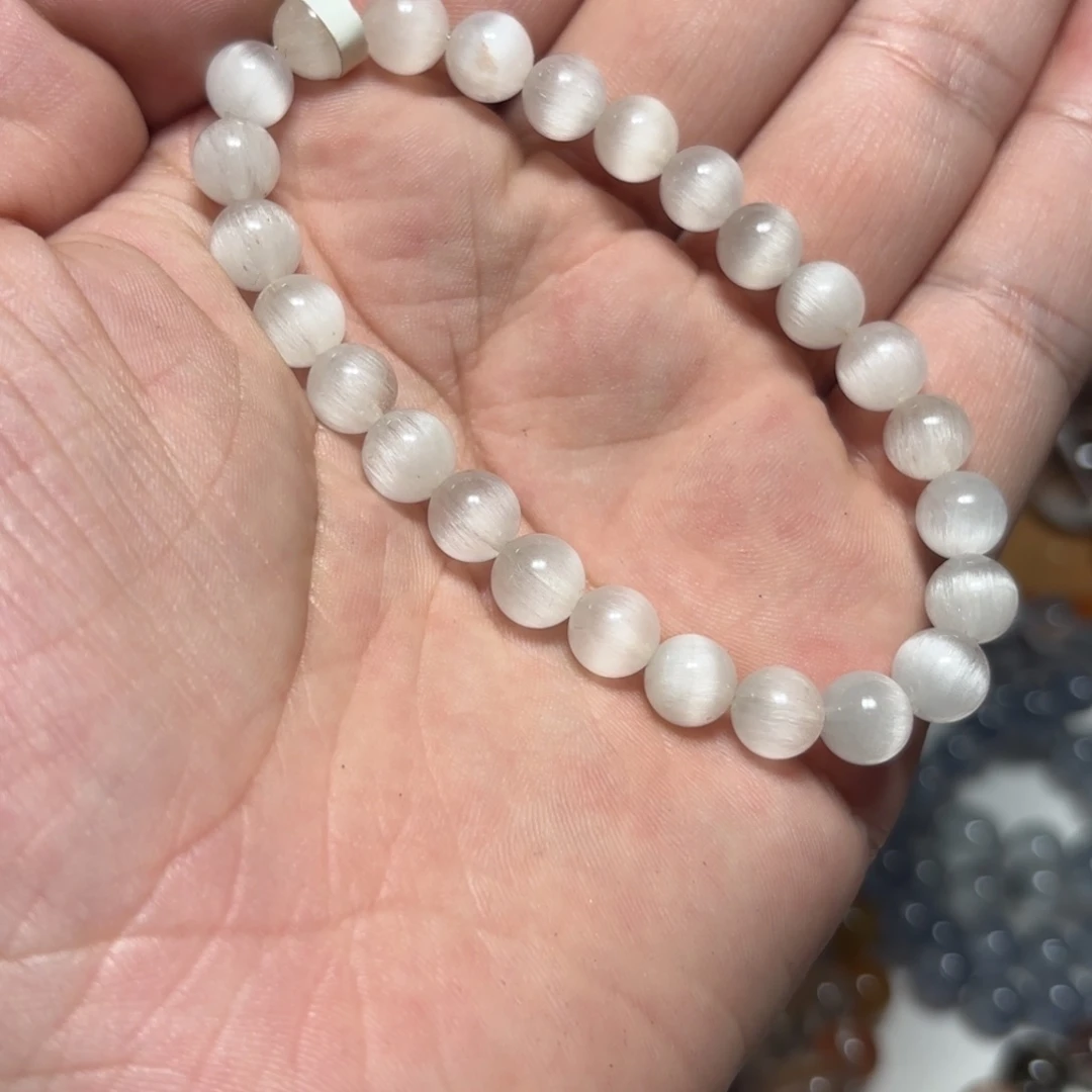 水晶未镶嵌手链7.5毫米