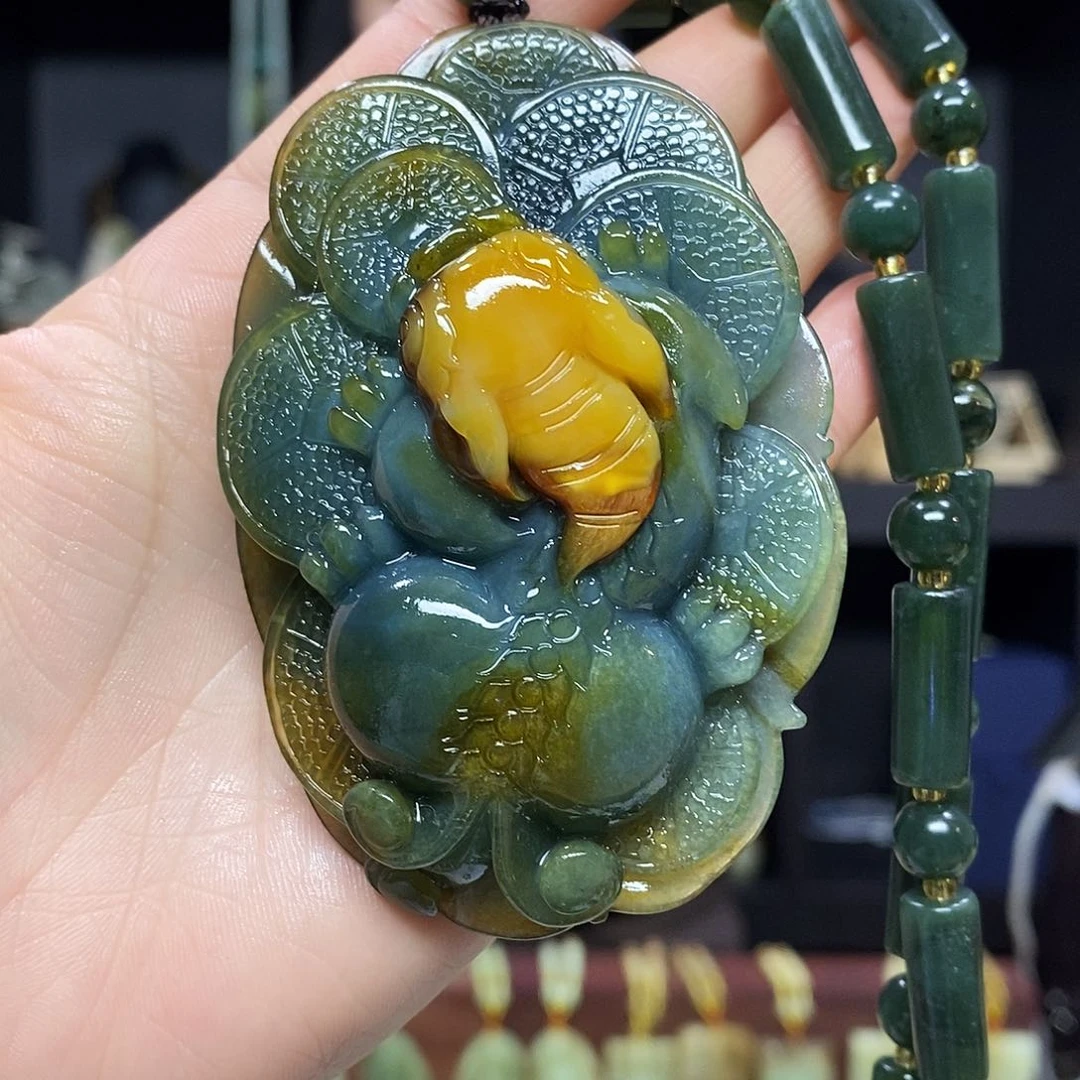 岫玉挂件吊坠未镶嵌