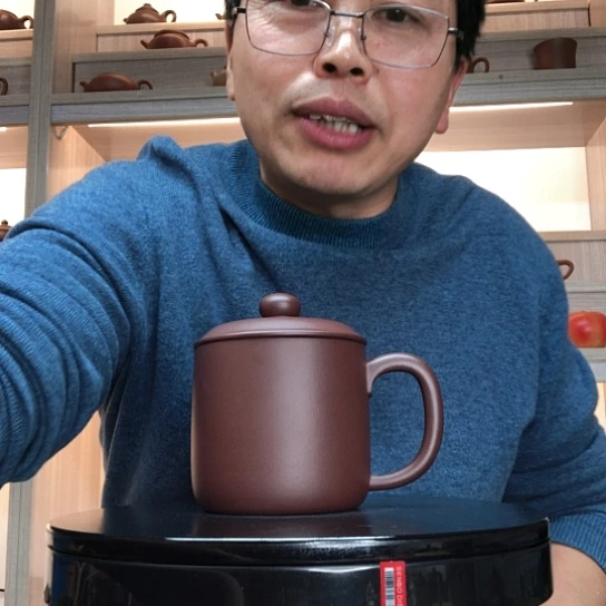 紫泥茶杯老板杯容量500