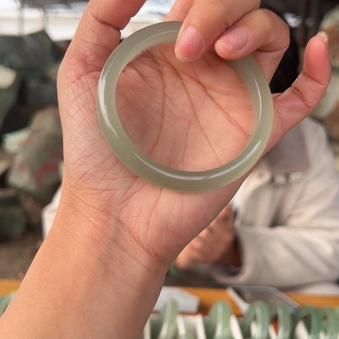 绿东陵冰晴水手镯