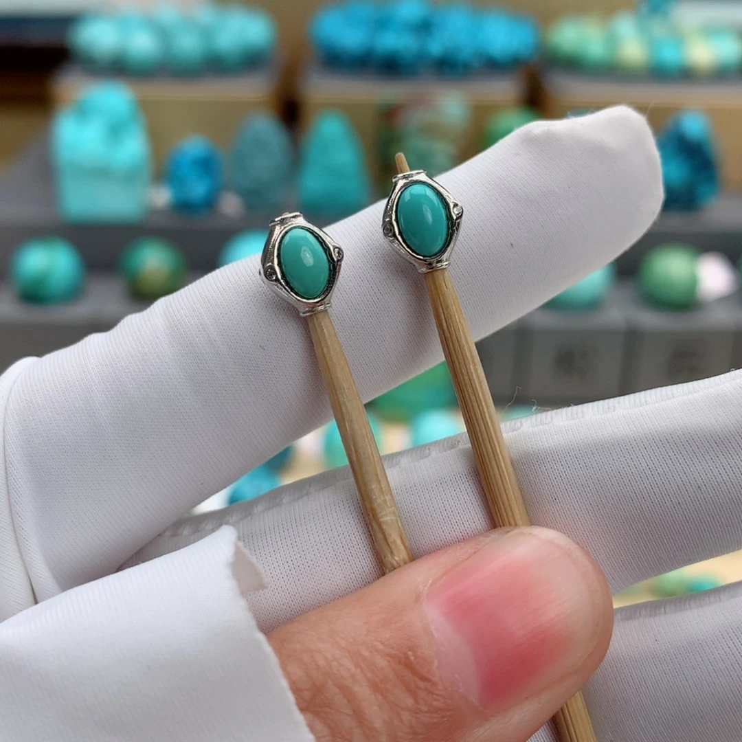 未镶嵌绿松石珠宝奇石多样性发其一