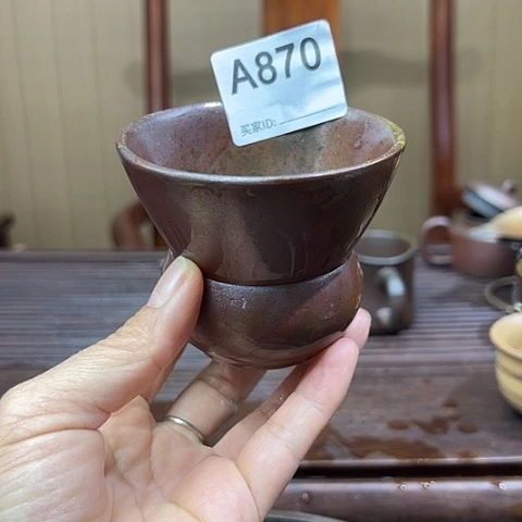 戬谷龙窑坭兴陶柴烧茶壶870