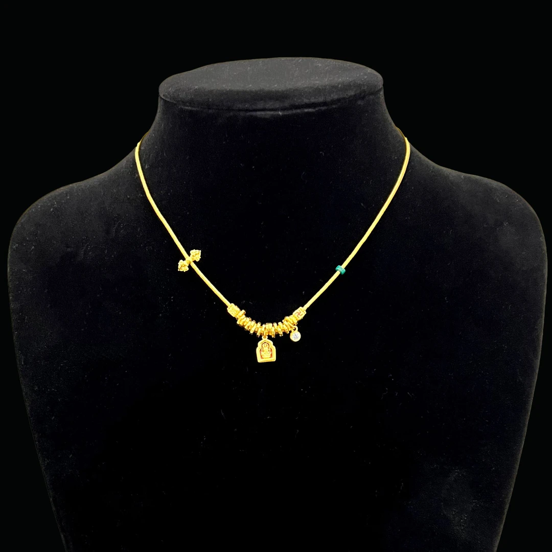 (加加)足金地藏王项链 链长40+3.5cm 约19.5g