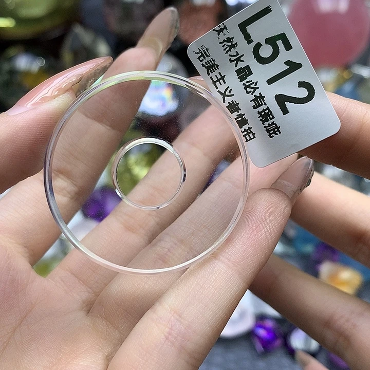 珠宝半成品水晶未镶嵌吊坠