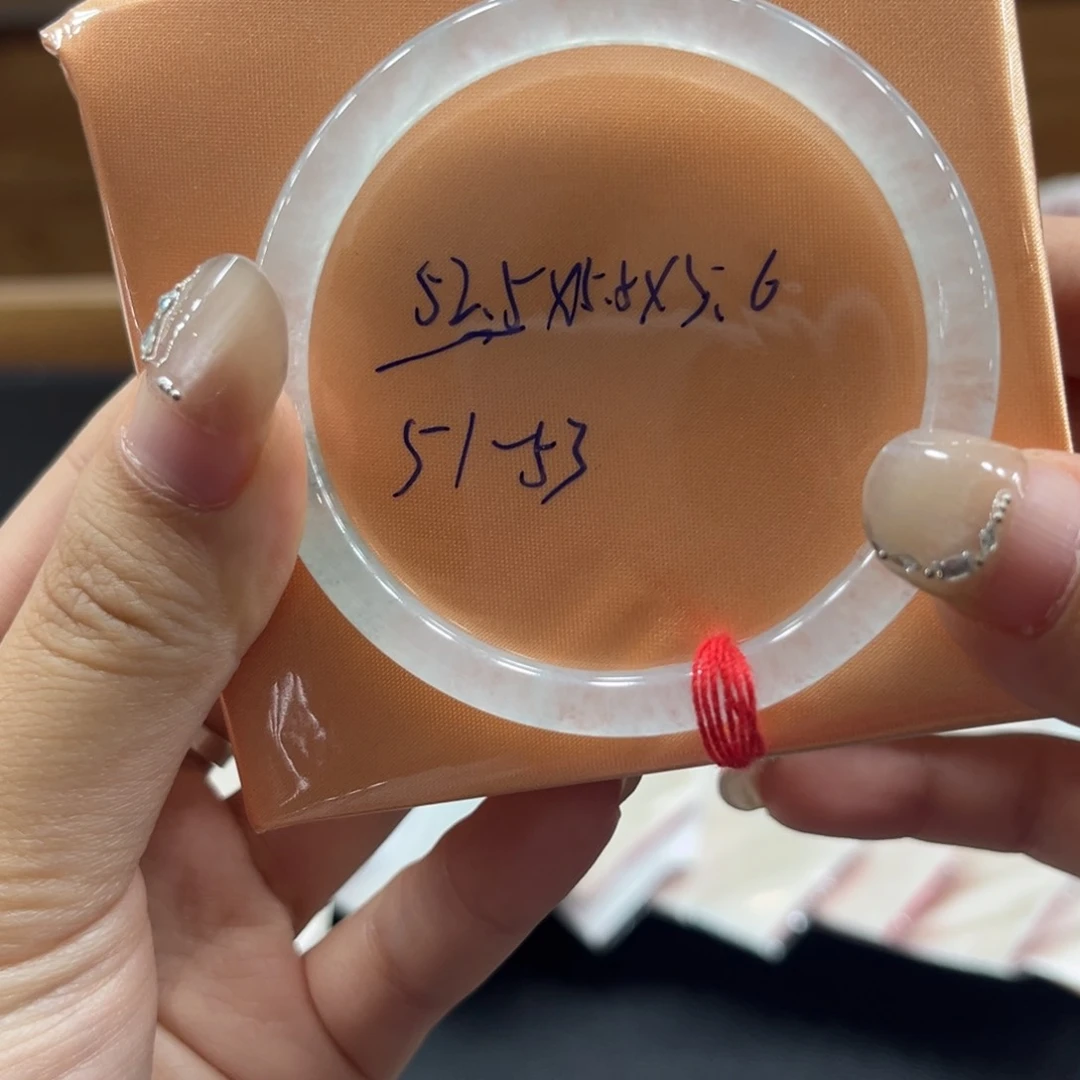 翡翠手镯未镶嵌52.5玻璃条