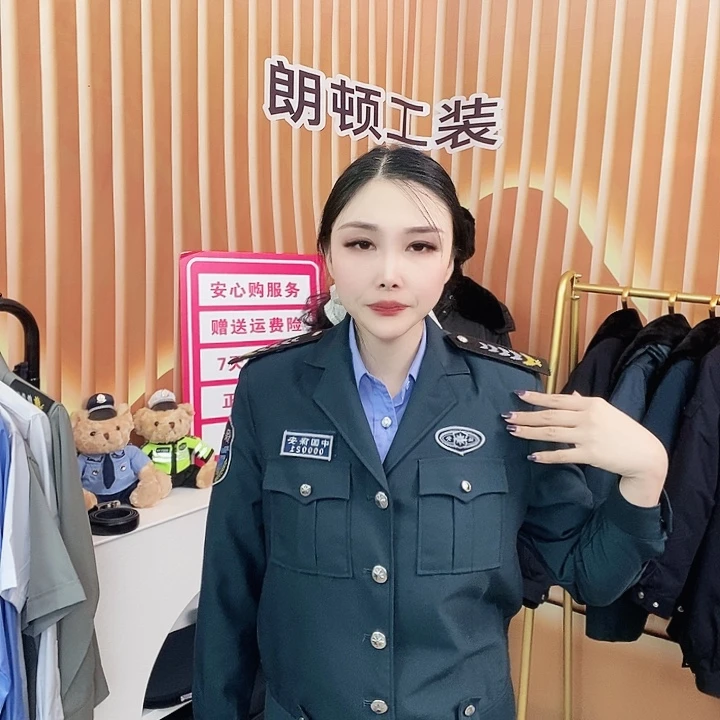 墨绿色春秋小翻领夹克上衣女士165码➕标