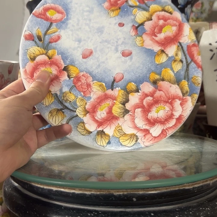 O****景德镇手绘花盆满38包邮偏远地区除外