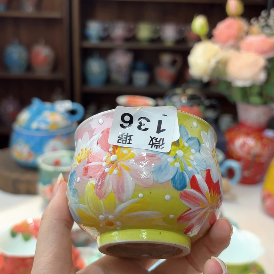 景德镇手绘高温釉下彩陶瓷茶具