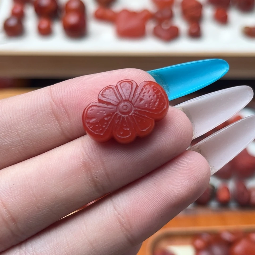 南红玛瑙未镶嵌南红15漏价四叶草