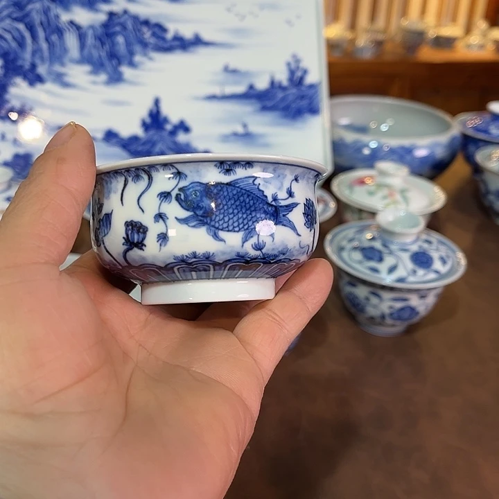 錡镇堂手工手绘绘杯