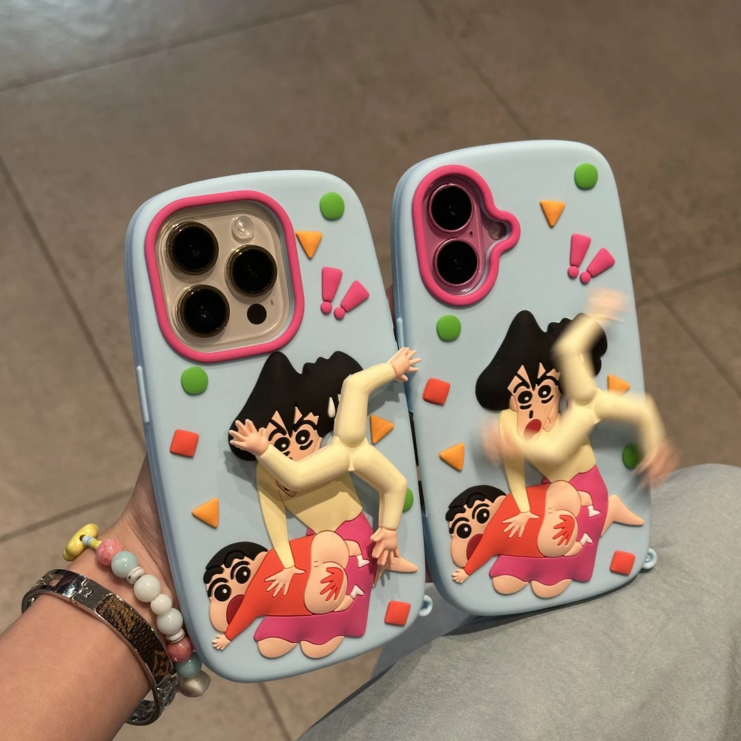 欧克里里旋转拍打小新适用苹果15/16promax硅胶手机壳14/13/12/11