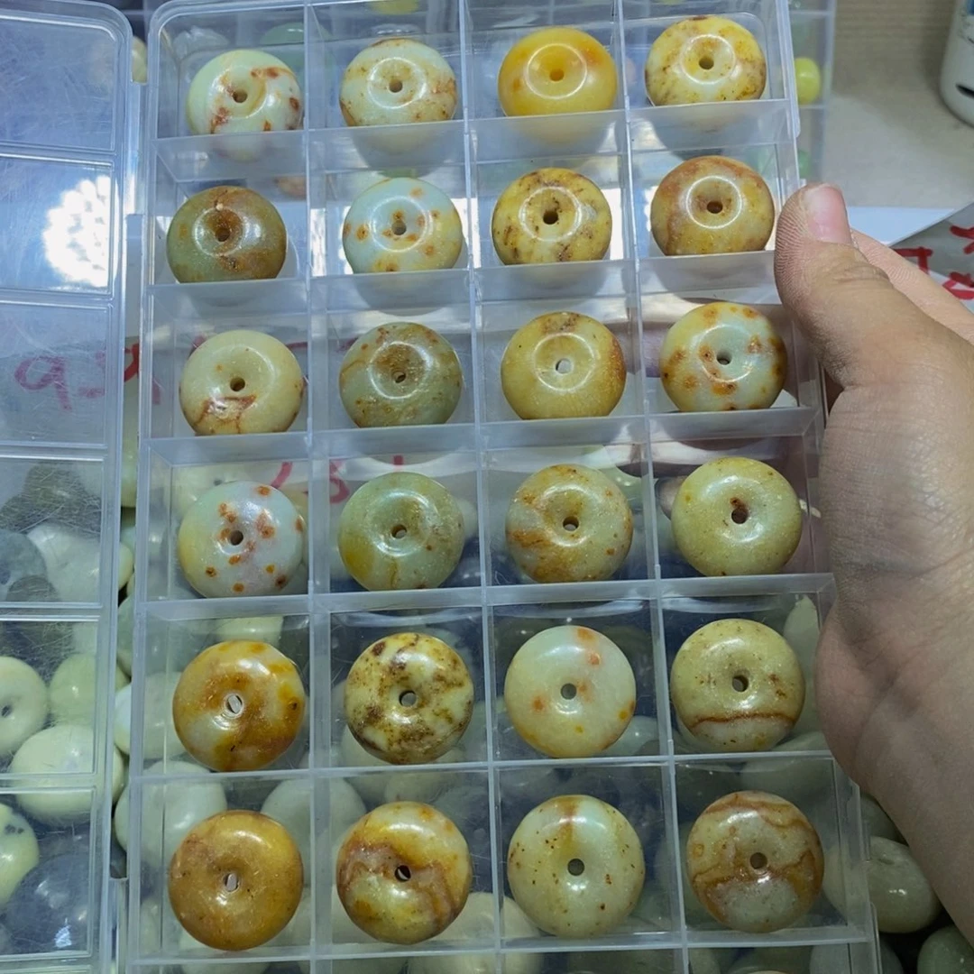 蛇纹石玉未镶嵌毛衣链211