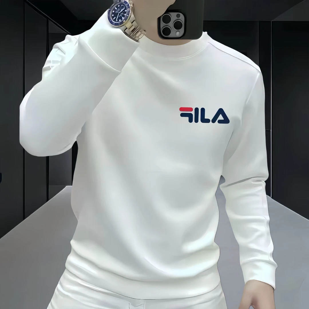 2025秋冬季新款男士重磅保暖卫衣时尚百搭休闲套头圆领长袖卫衣男