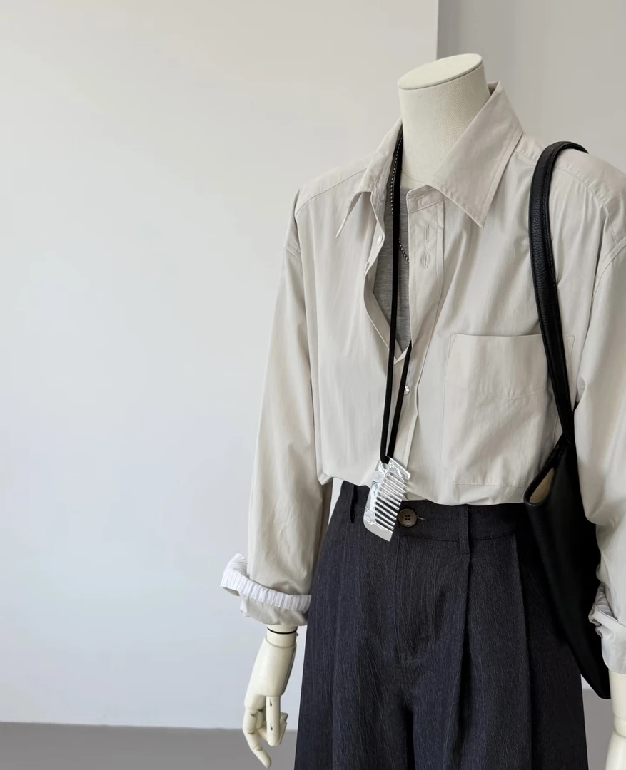 【南风家】V801~V850法式长袖女秋装新2025款设计感显瘦上衣