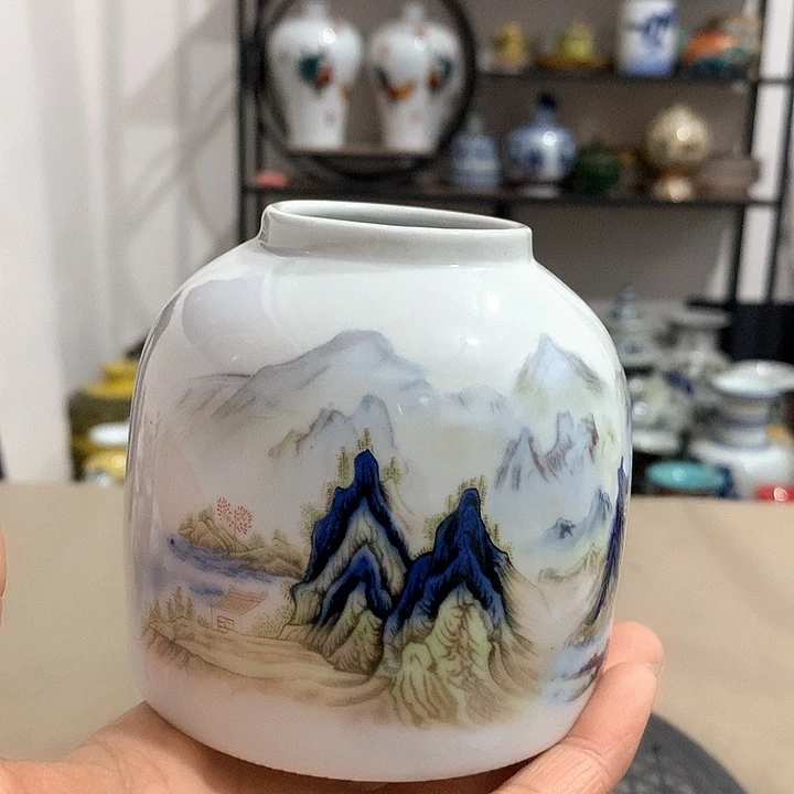 摆件博古架陶瓷摆件