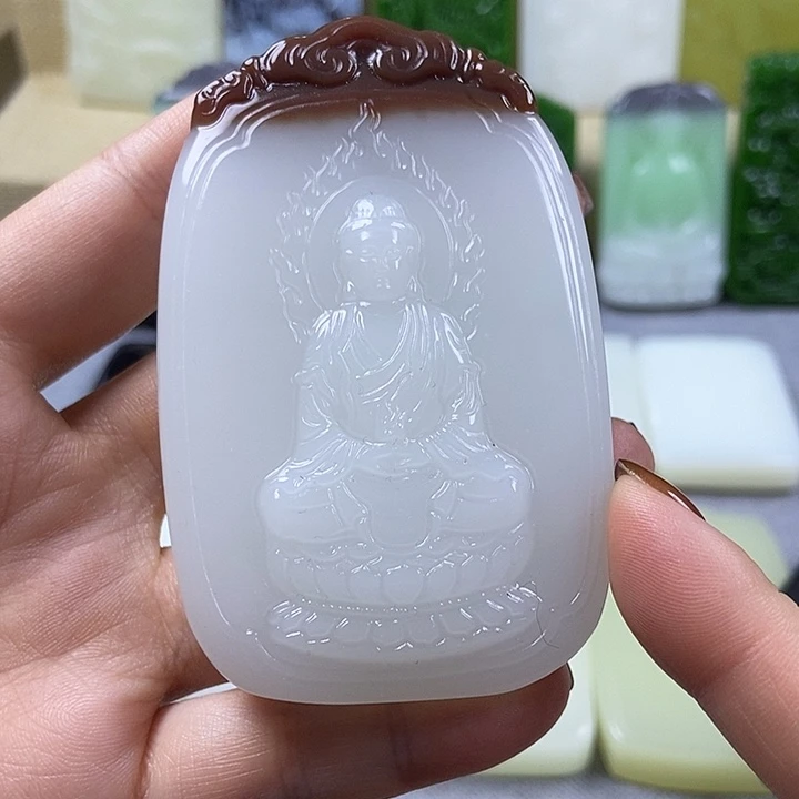 颈饰未镶嵌和田玉