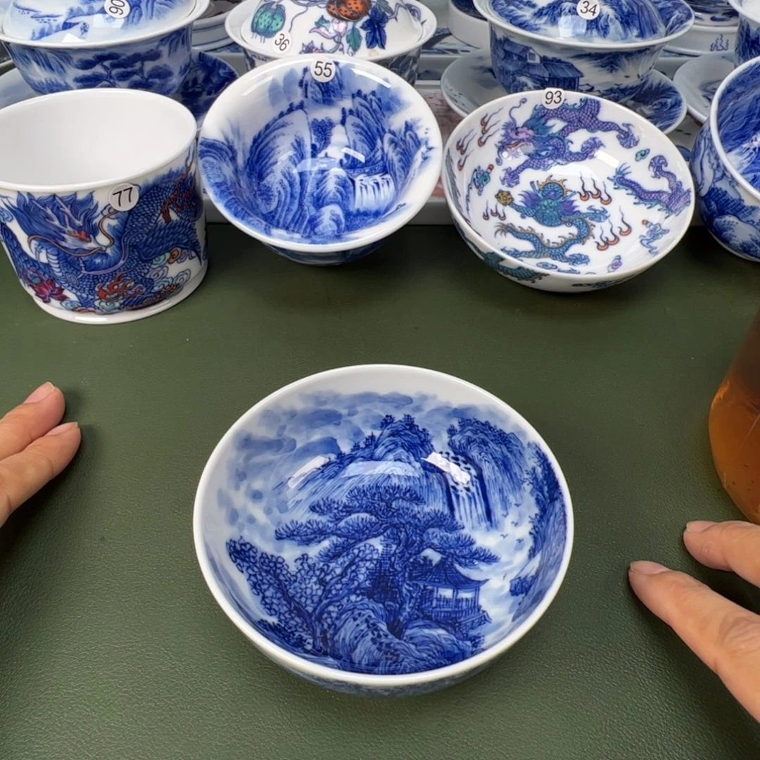 景德镇纯手工纯手绘茶具木木20