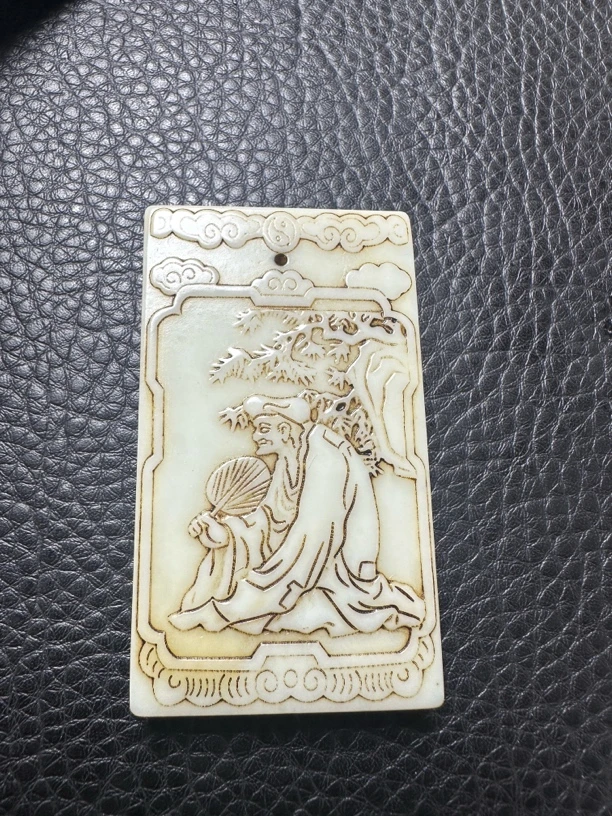 和田玉白玉玉挂件