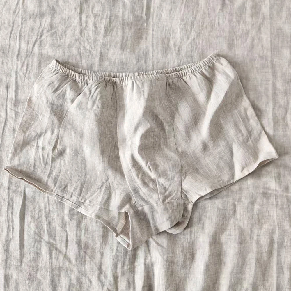 14支雨露汉麻男士平角内裤短裤