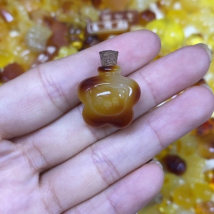 吊坠橄榄核许愿瓶67