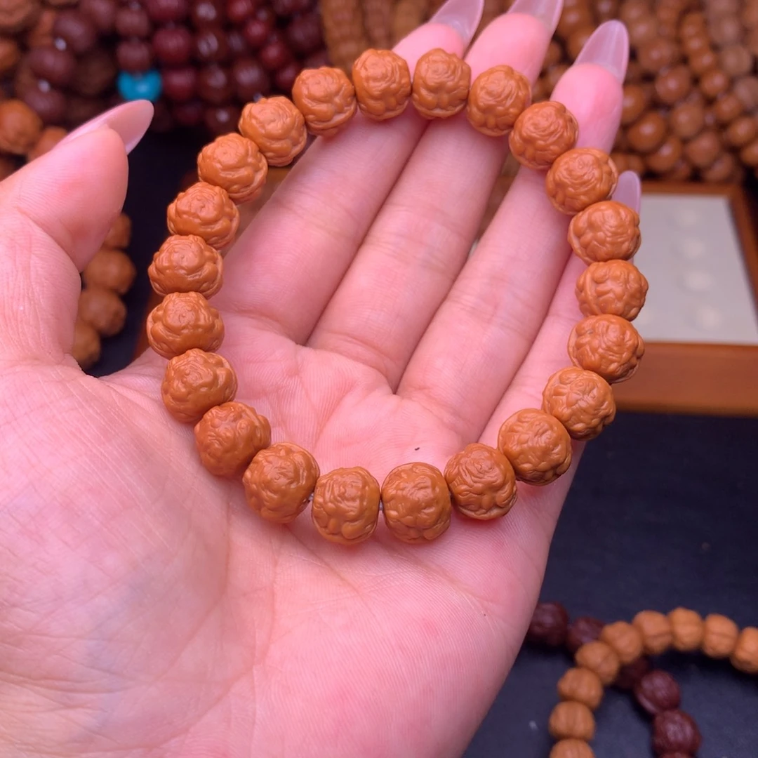 猴头核桃吊坠禅王手串1.1尺寸