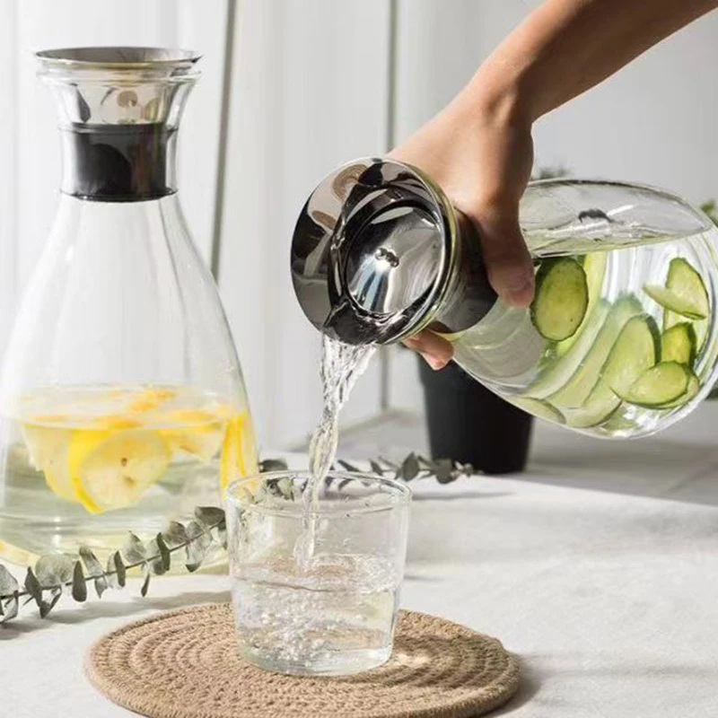 欧式风格耐热玻璃冷水壶大容量家用冷泡水果茶壶丹麦壶