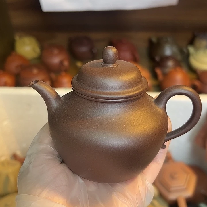 紫砂茶壶宜兴紫砂壶紫泥190